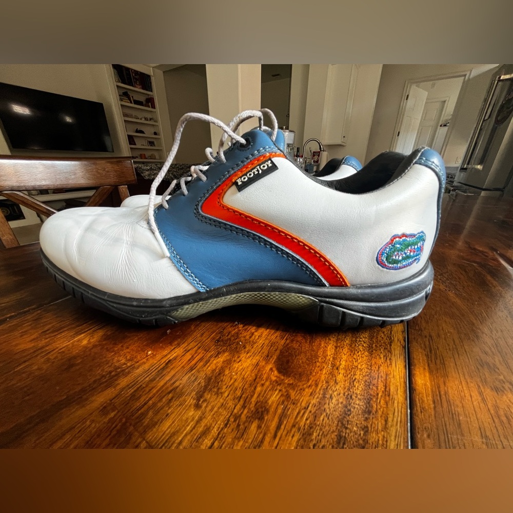 Custom My Joy’s Footjoy  Florida gators men’s golf shoes. Excellent condition.